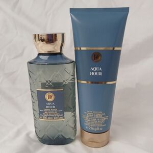 Aqua Hour Body Wash and Cream Set
